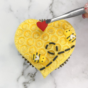 Step 6 - Bee Mine Cupcakes