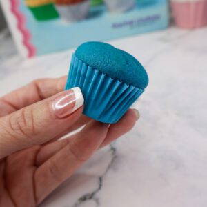 Step 1 - Mini Cookie Monster cupcakes