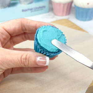 Step 3 - Mini Cookie Monster cupcakes