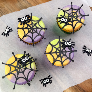 Spider Web Cupcakes