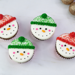 Snowman Cupcakes