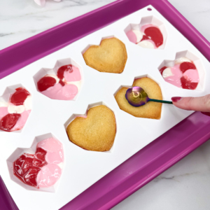 Step 6 - Valentines heart cookies
