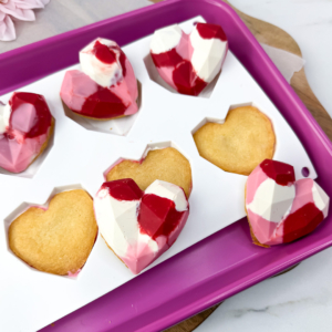 Step 8 - Valentines heart cookies