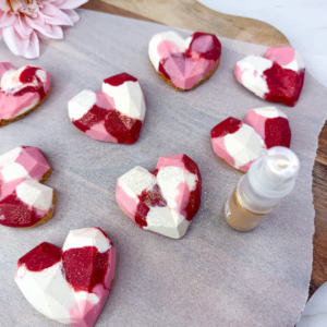 Step 9 - Valentines heart cookies